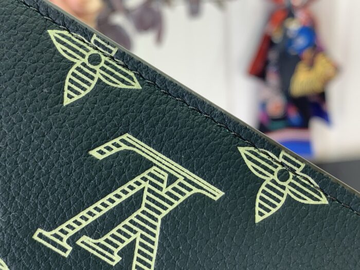 루이비통 더블 카드 홀더 흑녹색 M14791 레플리카 미러급 SA급 S급 고퀄리티 최상급 하이엔드 지갑 [남성여성공용] 6