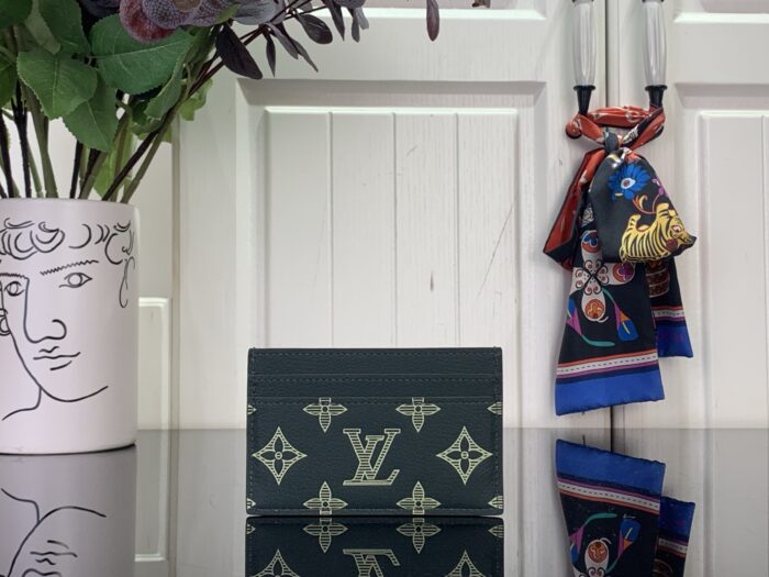 루이비통 더블 카드 홀더 흑녹색 M14791 레플리카 미러급 SA급 S급 고퀄리티 최상급 하이엔드 지갑 [남성여성공용]