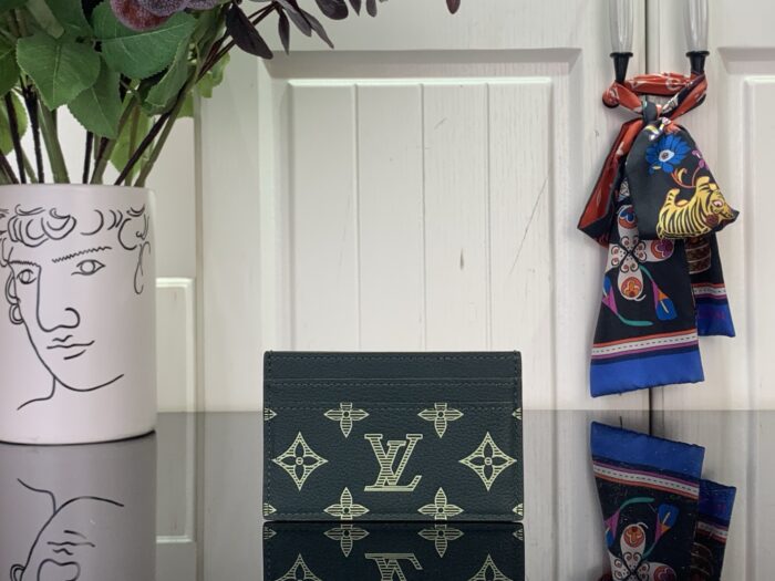 루이비통 더블 카드 홀더 흑녹색 M14791 레플리카 미러급 SA급 S급 고퀄리티 최상급 하이엔드 지갑 [남성여성공용] 2