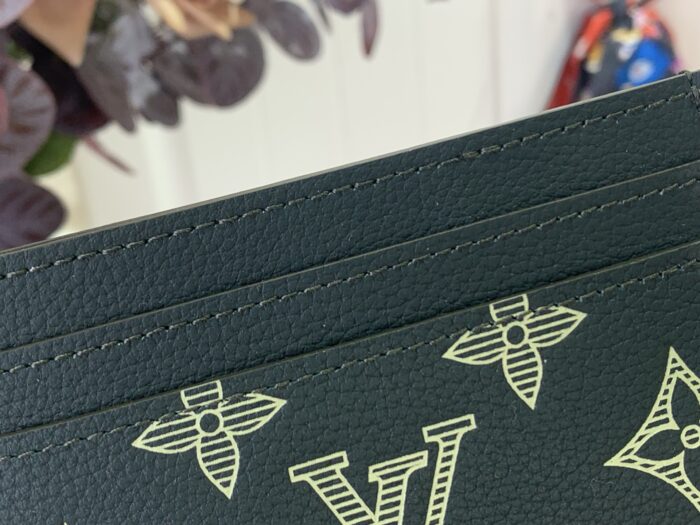 루이비통 더블 카드 홀더 흑녹색 M14791 레플리카 미러급 SA급 S급 고퀄리티 최상급 하이엔드 지갑 [남성여성공용] 8