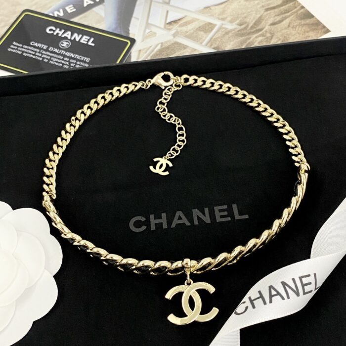 샤넬 CC로고 펜던트 레더 체인 목걸이 레플리카 미러급 SA급 S급 고퀄리티 최상급 하이엔드 악세사리 [여성] 3