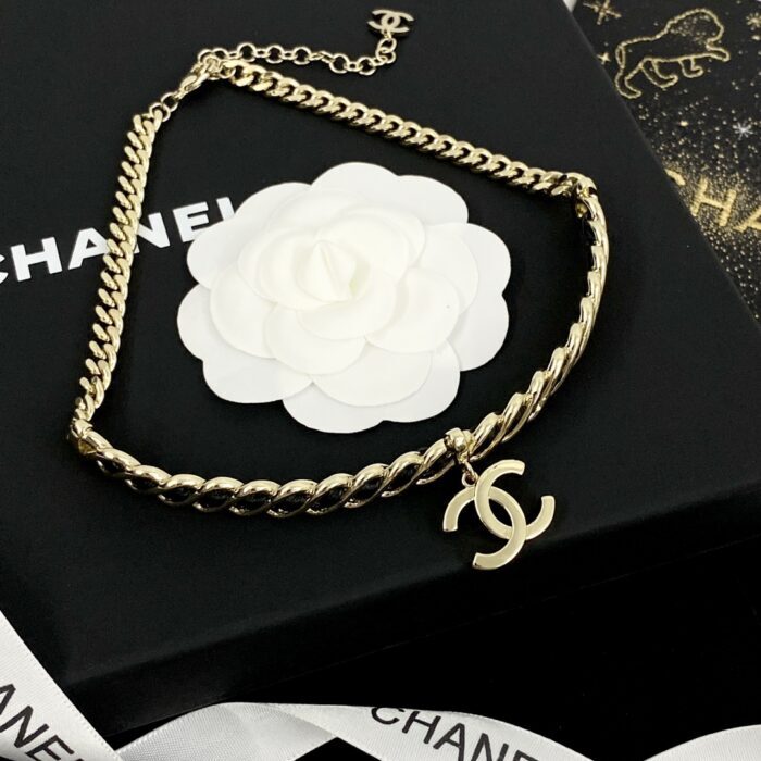 샤넬 CC로고 펜던트 레더 체인 목걸이 레플리카 미러급 SA급 S급 고퀄리티 최상급 하이엔드 악세사리 [여성] 5