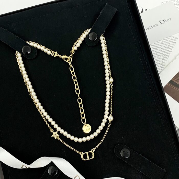 디올 Petit CD 진주 이중 목걸이 레플리카 미러급 SA급 S급 고퀄리티 최상급 하이엔드 악세사리 [여성] 5