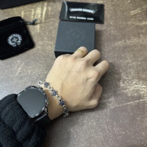 크롬하츠 빈티지 십자카 체인 팔찌 블루 레플리카 미러급 SA급 S급 고퀄리티 최상급 하이엔드 악세사리 [남성여성공용]