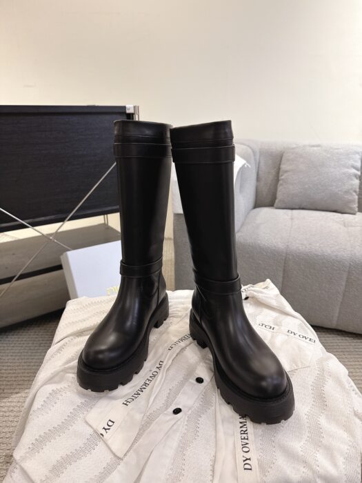 디올 레더 D 스코츠 지퍼 롱 부츠 블랙 레플리카 미러급 SA급 S급 고퀄리티 최상급 하이엔드 신발 [여성] 2