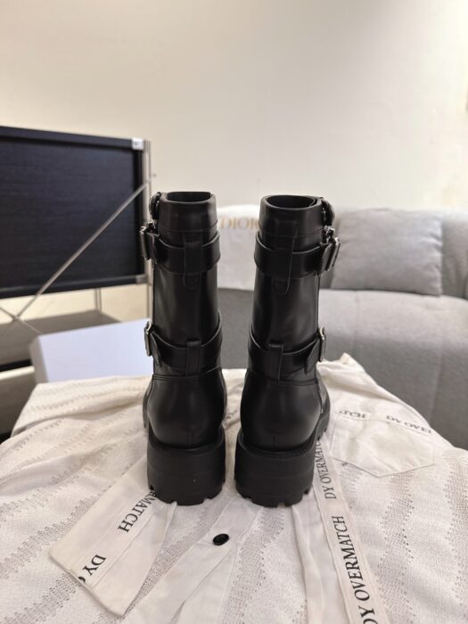 디올 레더 D 스코츠 지퍼 앵클부츠 블랙 레플리카 미러급 SA급 S급 고퀄리티 최상급 하이엔드 신발 [여성] 4