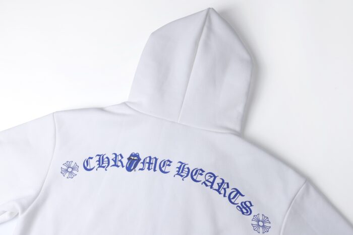 크롬하츠 블루 입 모노그램 후드집업 화이트 레플리카 미러급 SA급 S급 고퀄리티 하이엔드 최상급 의류 [남성여성공용] 7