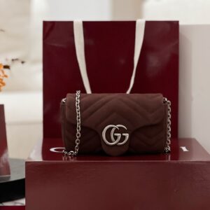 구찌 GG 마몽 미니 숄더백 스웨이드 브라운 841290 레플리카 미러급 SA급 S급 고퀄리티 최상급 하이엔드 가방 [여성]