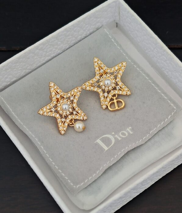 디올 큐빅 별 AB 귀걸이 골드 신주소재 레플리카 미러급 SA급 S급 고퀄리티 최상급 하이엔드 악세사리 [여성] 4