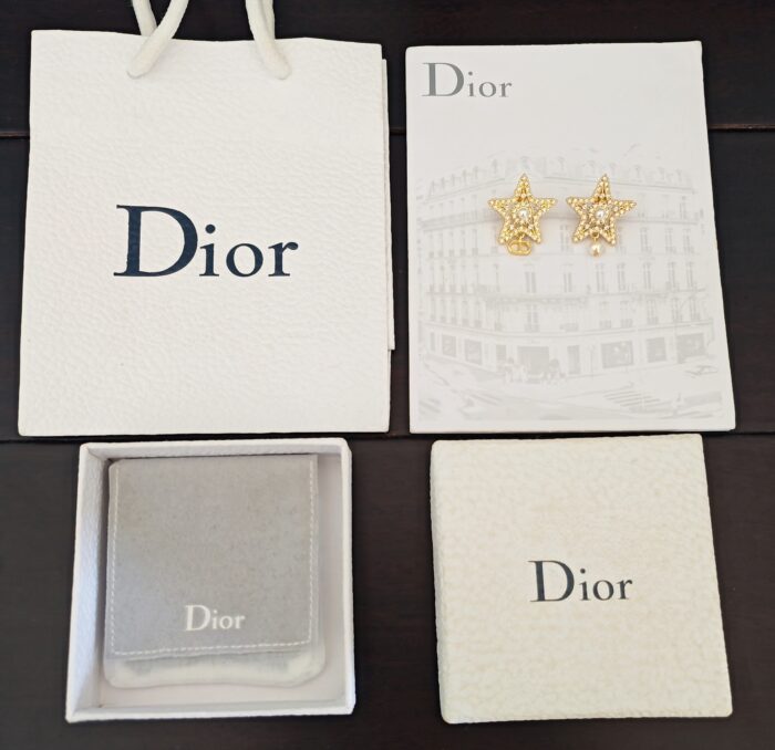 디올 큐빅 별 AB 귀걸이 골드 신주소재 레플리카 미러급 SA급 S급 고퀄리티 최상급 하이엔드 악세사리 [여성] 5