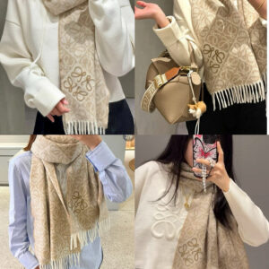 로에베 올 오버 아나그램 스카프 베이지 양털90% 캐시미어10% 레플리카 미러급 SA급 S급 고퀄리티 최상급 하이엔드 [남성여성공용]