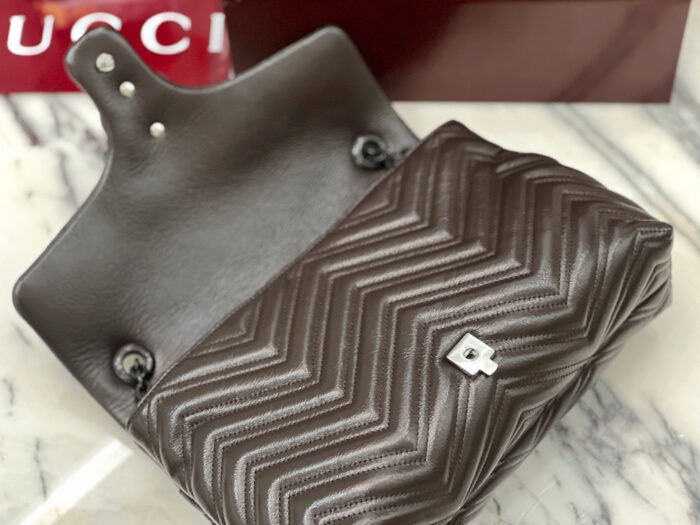구찌 GG 마몽 미디엄 숄더백 초콜릿 850676 레플리카 미러급 SA급 S급 고퀄리티 최상급 하이엔드 가방 [여성] 6