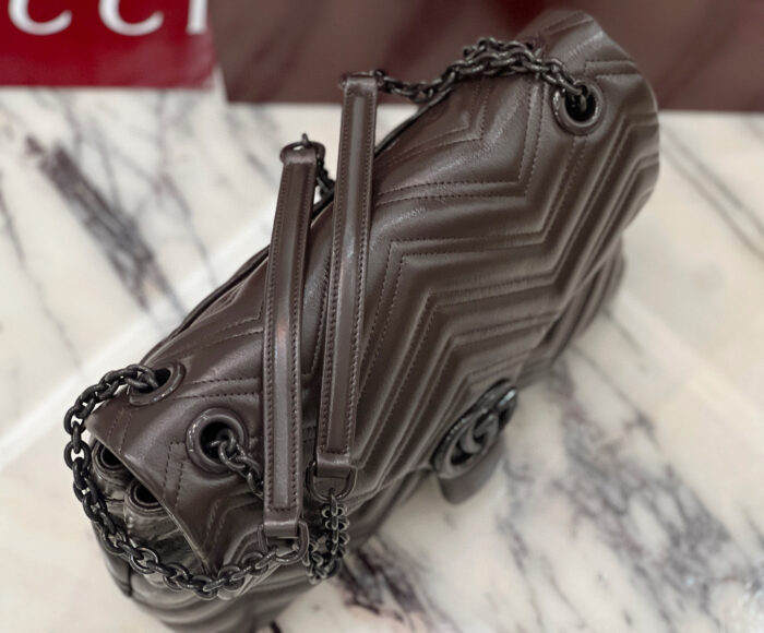 구찌 GG 마몽 미디엄 숄더백 초콜릿 850676 레플리카 미러급 SA급 S급 고퀄리티 최상급 하이엔드 가방 [여성] 7