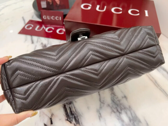 구찌 GG 마몽 미디엄 숄더백 초콜릿 850676 레플리카 미러급 SA급 S급 고퀄리티 최상급 하이엔드 가방 [여성] 8