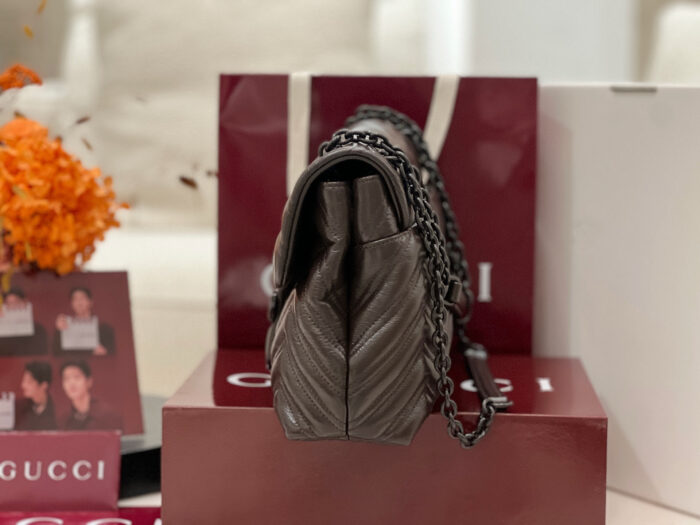 구찌 GG 마몽 미디엄 숄더백 초콜릿 850676 레플리카 미러급 SA급 S급 고퀄리티 최상급 하이엔드 가방 [여성] 5