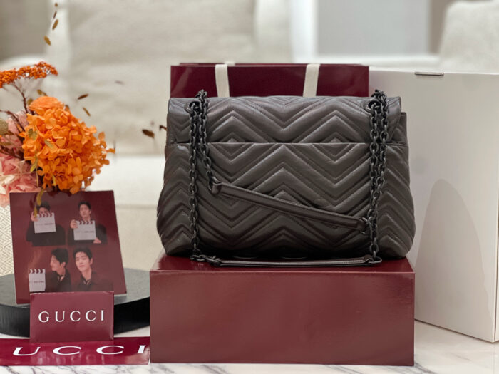 구찌 GG 마몽 미디엄 숄더백 초콜릿 850676 레플리카 미러급 SA급 S급 고퀄리티 최상급 하이엔드 가방 [여성] 2