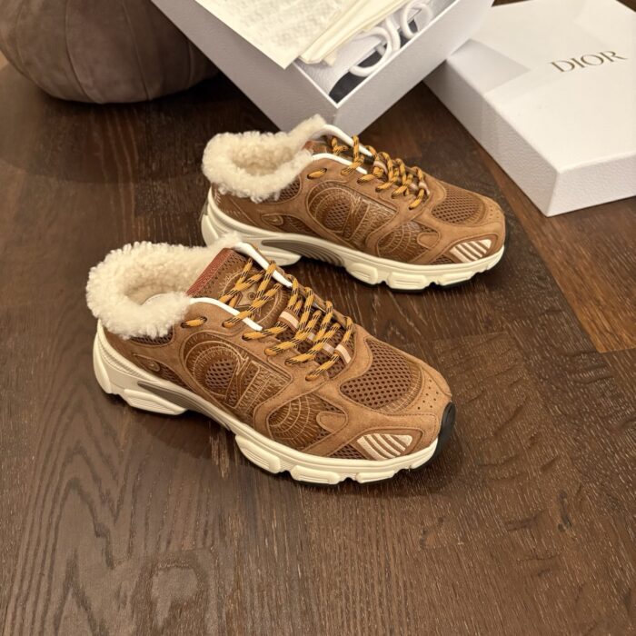 디올 알프스 디올 크로노 스니커즈 메쉬 앤 스웨이드 카프스킨 브라운 레플리카 미러급 SA급 S급 고퀄리티 최상급 하이엔드 신발 [여성] 5