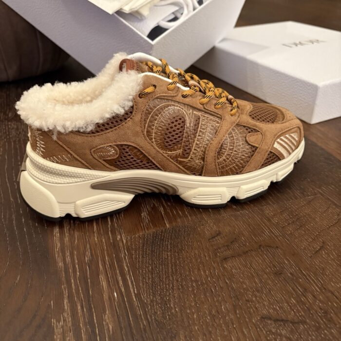 디올 알프스 디올 크로노 스니커즈 메쉬 앤 스웨이드 카프스킨 브라운 레플리카 미러급 SA급 S급 고퀄리티 최상급 하이엔드 신발 [여성] 7