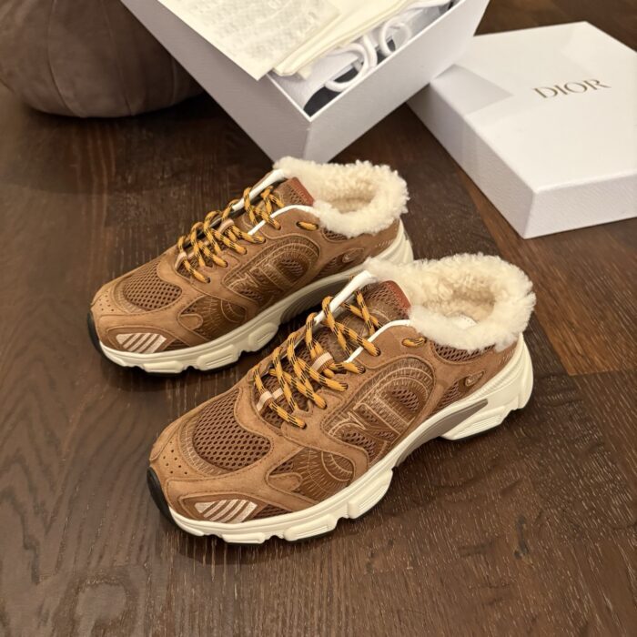 디올 알프스 디올 크로노 스니커즈 메쉬 앤 스웨이드 카프스킨 브라운 레플리카 미러급 SA급 S급 고퀄리티 최상급 하이엔드 신발 [여성] 6