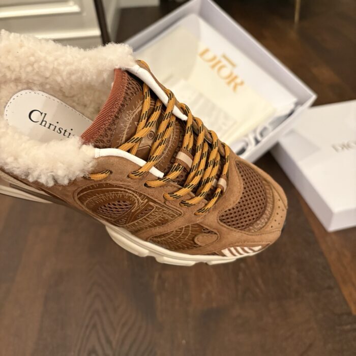 디올 알프스 디올 크로노 스니커즈 메쉬 앤 스웨이드 카프스킨 브라운 레플리카 미러급 SA급 S급 고퀄리티 최상급 하이엔드 신발 [여성] 8
