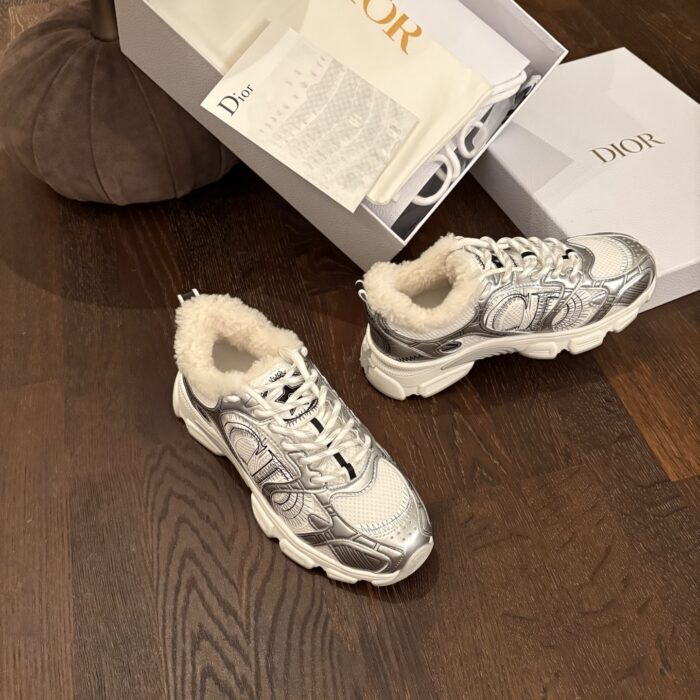 디올 알프스 디올 크로노 스니커즈 메쉬 자수 은색 화이트 레플리카 미러급 SA급 S급 고퀄리티 최상급 하이엔드 신발 [여성] 5
