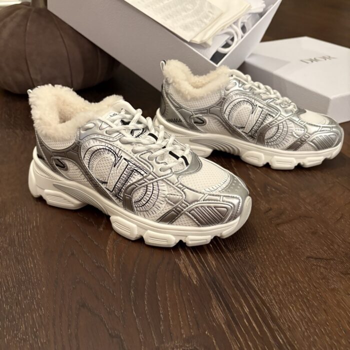 디올 알프스 디올 크로노 스니커즈 메쉬 자수 은색 화이트 레플리카 미러급 SA급 S급 고퀄리티 최상급 하이엔드 신발 [여성] 4