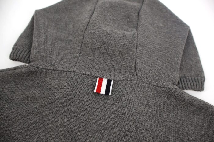 톰브라운 양털 사선 니트 후드집업 그레이 레플리카 미러급 SA급 S급 고퀄리티 하이엔드 최상급 의류 [남성여성공용] 6