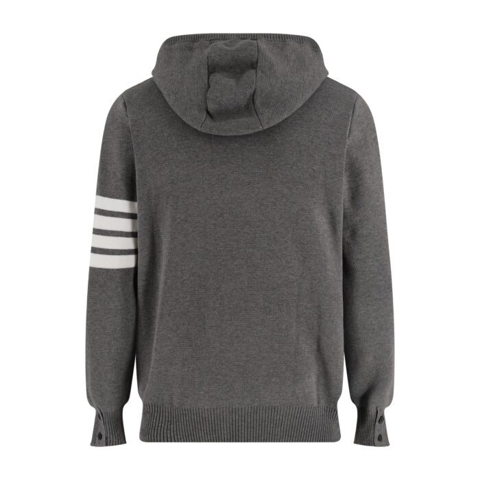 톰브라운 양털 사선 니트 후드집업 그레이 레플리카 미러급 SA급 S급 고퀄리티 하이엔드 최상급 의류 [남성여성공용] 4