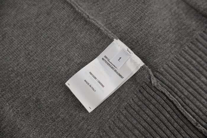 톰브라운 양털 사선 니트 후드집업 그레이 레플리카 미러급 SA급 S급 고퀄리티 하이엔드 최상급 의류 [남성여성공용] 11