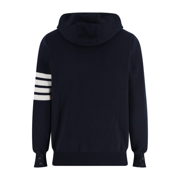 톰브라운 양털 사선 니트 후드집업 네이비 레플리카 미러급 SA급 S급 고퀄리티 하이엔드 최상급 의류 [남성여성공용] 4