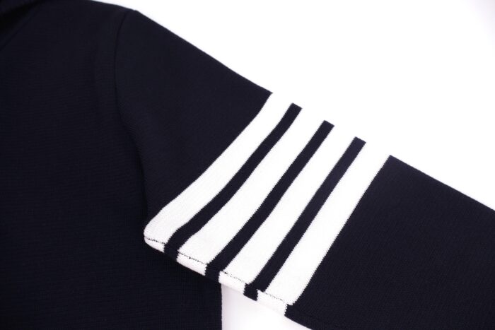 톰브라운 양털 사선 니트 후드집업 네이비 레플리카 미러급 SA급 S급 고퀄리티 하이엔드 최상급 의류 [남성여성공용] 9