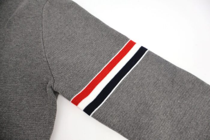 톰브라운 소매 띠 자카드 양털 니트 그레이 레플리카 미러급 SA급 S급 고퀄리티 하이엔드 최상급 의류 [남성여성공용] 7