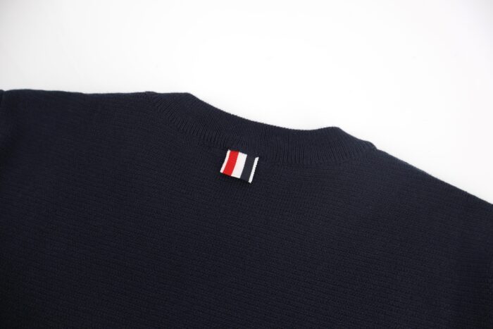 톰브라운 소매 띠 자카드 양털 니트 네이비 레플리카 미러급 SA급 S급 고퀄리티 하이엔드 최상급 의류 [남성여성공용] 6