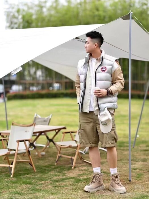 캐나다구스 패딩 조끼 회백색 레플리카 미러급 SA급 S급 고퀄리티 하이엔드 최상급 의류 [남성여성공용]