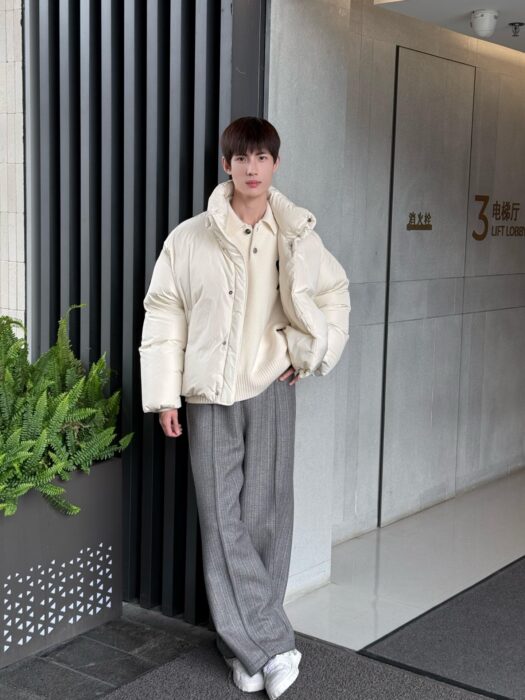 아미 ADC 순색 다운 자켓 패딩 아이보리 레플리카 미러급 SA급 S급 고퀄리티 하이엔드 최상급 의류 [남성여성공용] 2