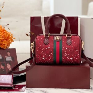 구찌 오피디아 크리스털 스몰 보스턴백 841294 레드 레플리카 미러급 SA급 S급 고퀄리티 최상급 하이엔드 가방 [여성]