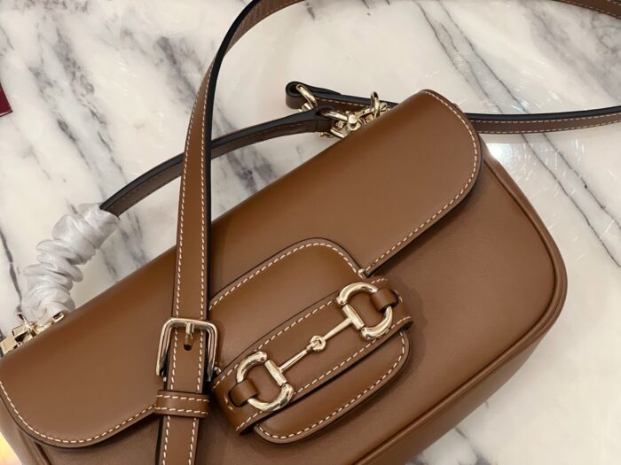 구찌 홀스빗 1955 스몰 탑 핸들백 브라운 815206 레플리카 미러급 SA급 S급 고퀄리티 최상급 하이엔드 가방 [여성] 8