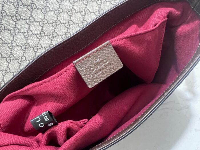 구찌 GG 슈프림 메신저백 베이지 에보니 658542 레플리카 미러급 SA급 S급 고퀄리티 최상급 하이엔드 가방 [남성여성공용] 10