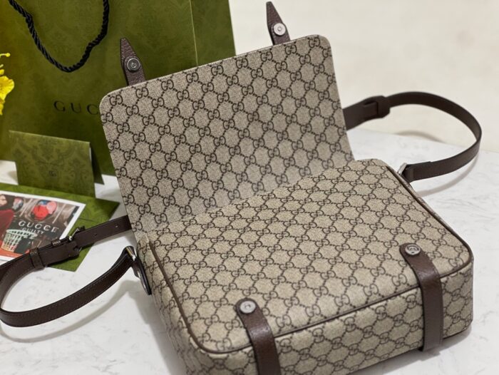 구찌 GG 슈프림 메신저백 베이지 에보니 658542 레플리카 미러급 SA급 S급 고퀄리티 최상급 하이엔드 가방 [남성여성공용] 8
