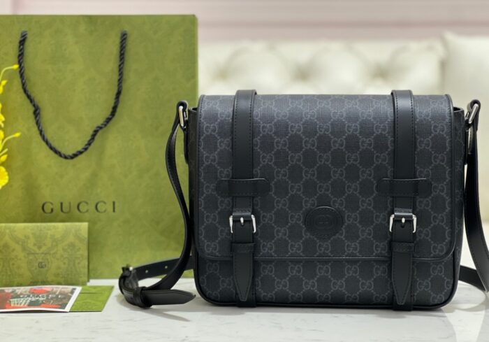 구찌 GG 슈프림 메신저백 블랙 658542 레플리카 미러급 SA급 S급 고퀄리티 최상급 하이엔드 가방 [남성여성공용] 2