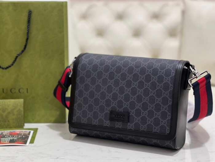 구찌 GG 크로스바디백 블랙 슈프림 771167 레플리카 미러급 SA급 S급 고퀄리티 최상급 하이엔드 가방 [남성여성공용] 5