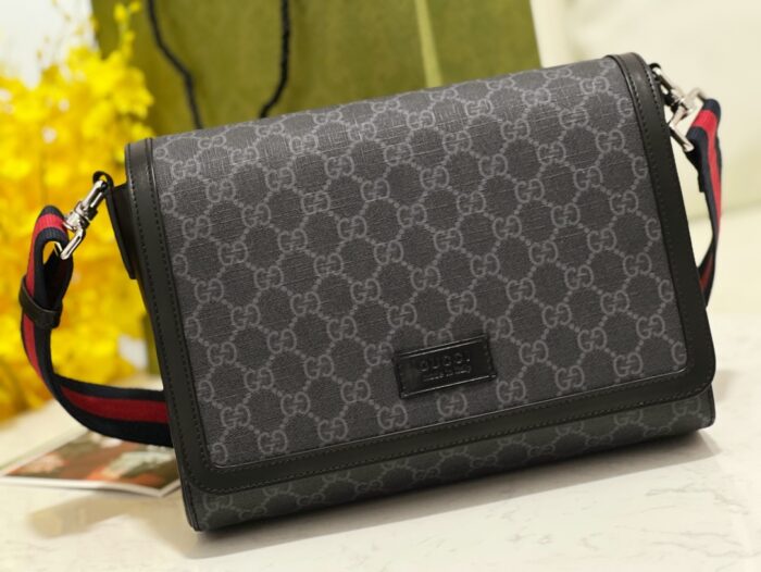 구찌 GG 크로스바디백 블랙 슈프림 771167 레플리카 미러급 SA급 S급 고퀄리티 최상급 하이엔드 가방 [남성여성공용] 6