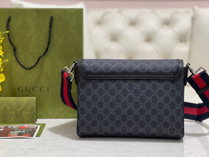 구찌 GG 크로스바디백 블랙 슈프림 771167 레플리카 미러급 SA급 S급 고퀄리티 최상급 하이엔드 가방 [남성여성공용] 3