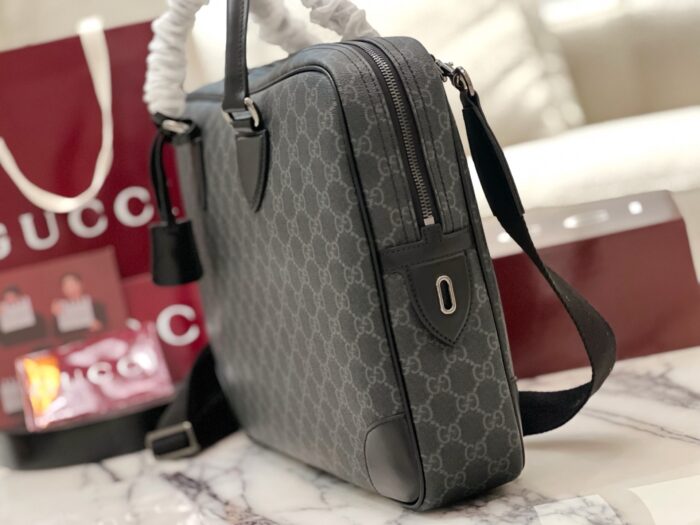 구찌 GG 엠블럼 미디움 브리프케이스 블랙 821149 레플리카 미러급 SA급 S급 고퀄리티 최상급 하이엔드 가방 [남성] 5