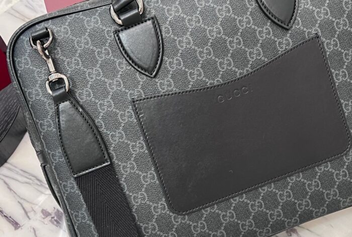구찌 GG 엠블럼 미디움 브리프케이스 블랙 821149 레플리카 미러급 SA급 S급 고퀄리티 최상급 하이엔드 가방 [남성] 6