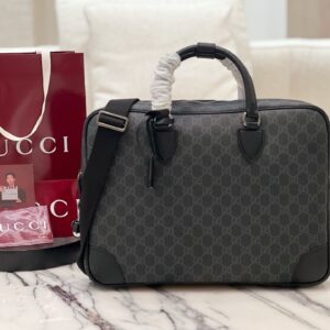 구찌 GG 엠블럼 미디움 브리프케이스 블랙 821149 레플리카 미러급 SA급 S급 고퀄리티 최상급 하이엔드 가방 [남성]