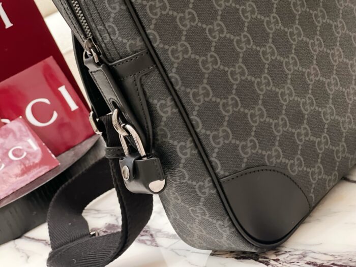 구찌 GG 엠블럼 미디움 브리프케이스 블랙 821149 레플리카 미러급 SA급 S급 고퀄리티 최상급 하이엔드 가방 [남성] 7