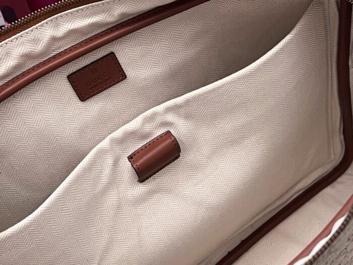 구찌 GG 엠블럼 미디움 브리프케이스 베이지 다크 브라운 821149 레플리카 미러급 SA급 S급 고퀄리티 최상급 하이엔드 가방 [남성] 9