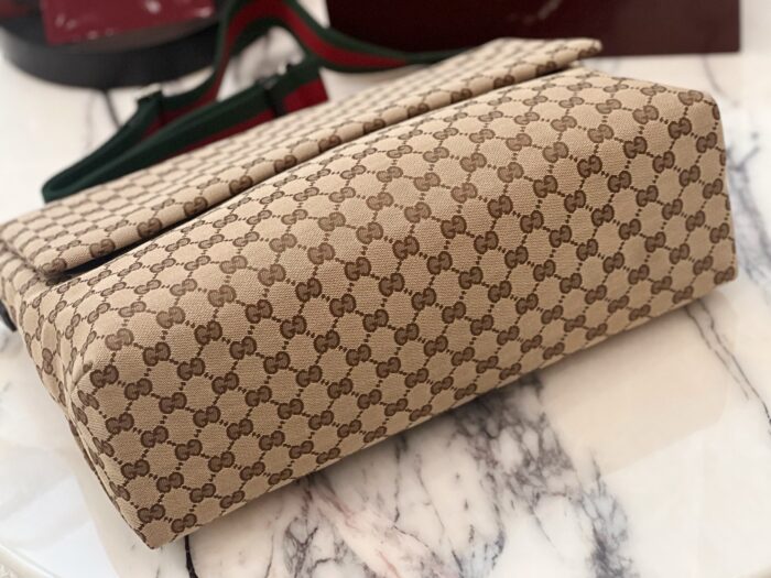 구찌 미디움 GG 크로스바디백 웹 베이지 다크 브라운 821616 레플리카 미러급 SA급 S급 고퀄리티 최상급 하이엔드 가방 [남성여성공용] 8