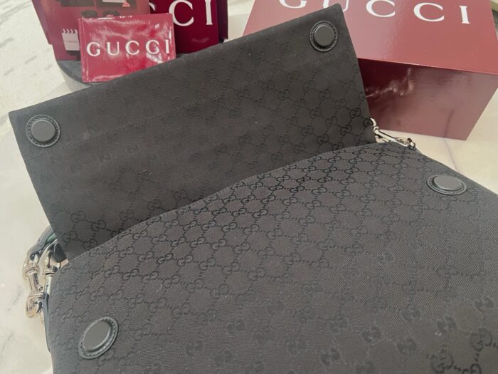 구찌 미디움 GG 크로스바디백 웹 블랙 821616 레플리카 미러급 SA급 S급 고퀄리티 최상급 하이엔드 가방 [남성여성공용] 7